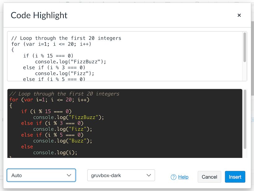 Code Highlight